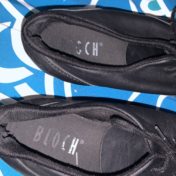 BLOCH TAP OXFORDS BLACK LEATHER size 6. Lace up soft - Picture 8 of 8